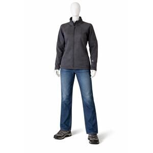 Patagonia R Series Polartec Fleece Jacket Womens S Gray Full Zip USA gorpcore